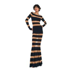 Norma Kamali SPLICED DRESS FISHTAIL GOWN